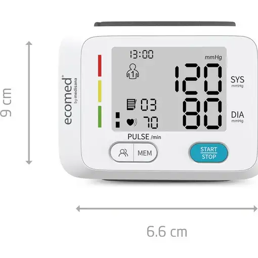 Ecomed BW-83E Antebrazo Automático 2 usuario(s)