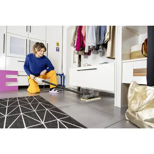 Kärcher SC 1 Multi & Up Limpiador a vapor portátil 0,2 L 1300 W Negro, Amarillo