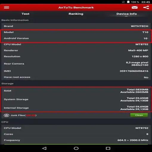 Withtech CIS Edison VI 10' 6/64GB 4G Deca core Negra