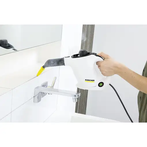 Kärcher SC 1 Limpiador a vapor de cilindro 1200 W Negro, Blanco