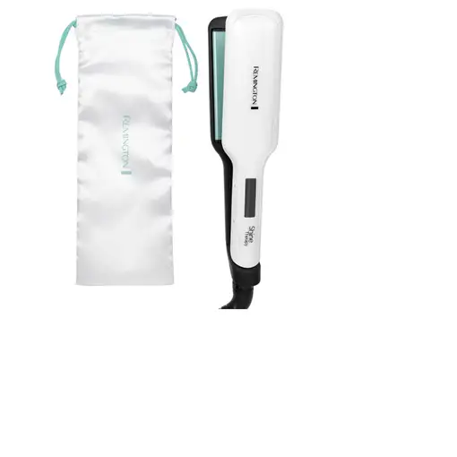 Remington S8550 Utensilio de peinado Plancha de pelo Caliente Negro, Blanco