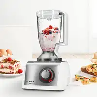 Bosch MC812S814 robot de cocina 1250 W 3,9 L Acero inoxidable, Blanco