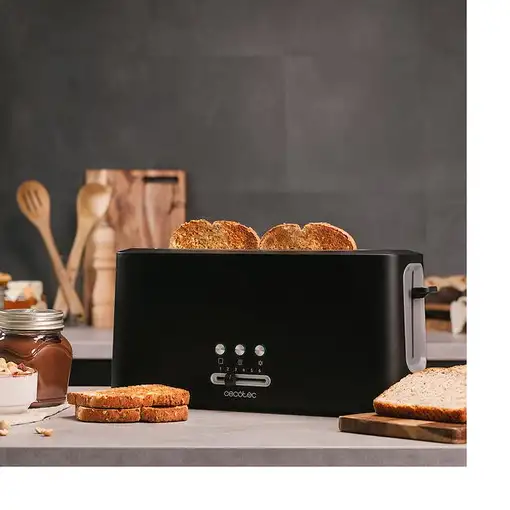 Cecotec 03180 tostadora 6 2 rebanada(s) 980 W Negro