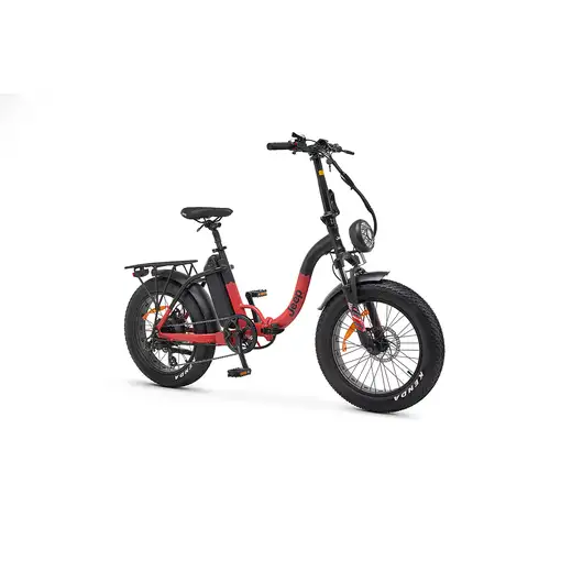 Jeep E-BIKES Phoenix Negro, Rojo Aluminio Talla única 50,8 cm (20'') 25 kg