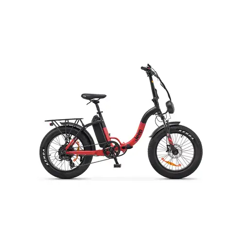 Jeep E-BIKES Phoenix Negro, Rojo Aluminio Talla única 50,8 cm (20'') 25 kg
