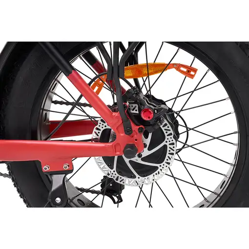 Jeep E-BIKES Phoenix Negro, Rojo Aluminio Talla única 50,8 cm (20'') 25 kg