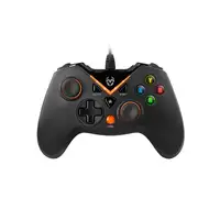 NOX NXKROMKEY mando y volante Negro USB Gamepad Analógico Android, PC, Playstation