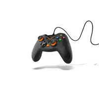 NOX NXKROMKEY mando y volante Negro USB Gamepad Analógico Android, PC, Playstation