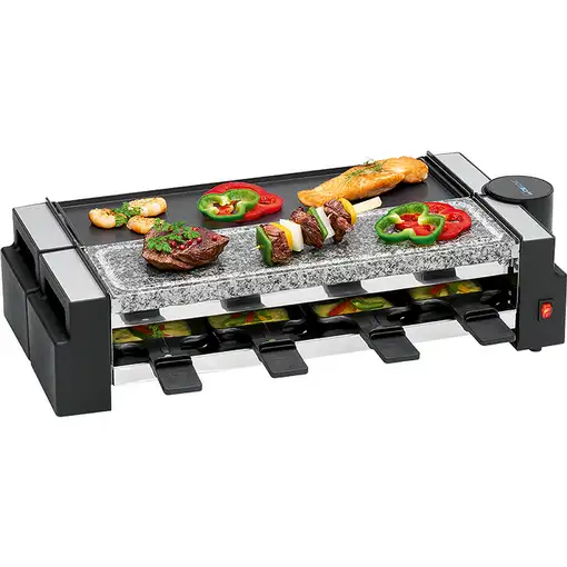 Clatronic RG 3678 parrilla de interior 4 personas(s) 1200 W Negro