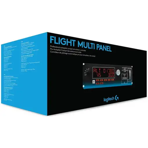 Logitech G G Saitek Pro Flight Multi Panel Negro USB Simulador de Vuelo Analógico/