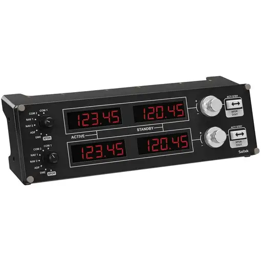 Logitech G G Saitek Pro Flight Radio Panel Negro USB Simulador de Vuelo Analógico/