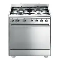 Smeg CX68MF8-2 cocina Cocina independiente Eléctrico Encimera de gas Acero inoxida
