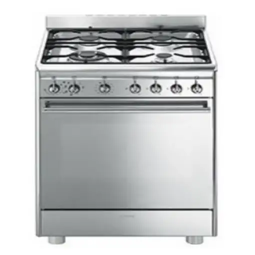 Smeg CX68MF8-2 cocina Cocina independiente Eléctrico Encimera de gas Acero inoxida