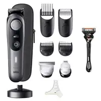 Braun BeardTrimmer BT9420 Batería 40 2 cm Mojado y seco Negro, Gris