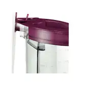 Bosch MES25C0 exprimidor Licuadora centrífuga 700 W Cereza (fruta), Transparente,