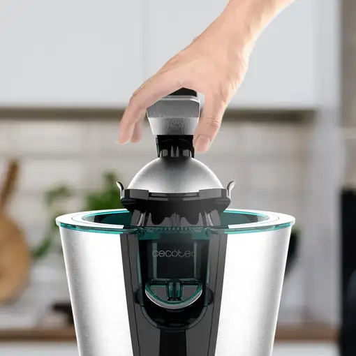 Cecotec Hyden 600 prensa de cítricos eléctricos 600 W Negro, Acero inoxidable