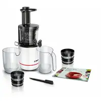 Bosch MESM500W exprimidor Exprimidor lenta 150 W Negro, Blanco