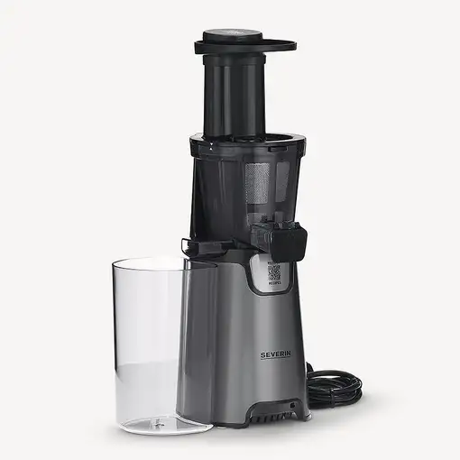 Severin ES 3571 exprimidor Exprimidor lenta 150 W Negro, Gris, Metálico, Acero ino