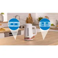 Bosch TWK4M221 tetera eléctrica 1,7 L 2400 W Blanco