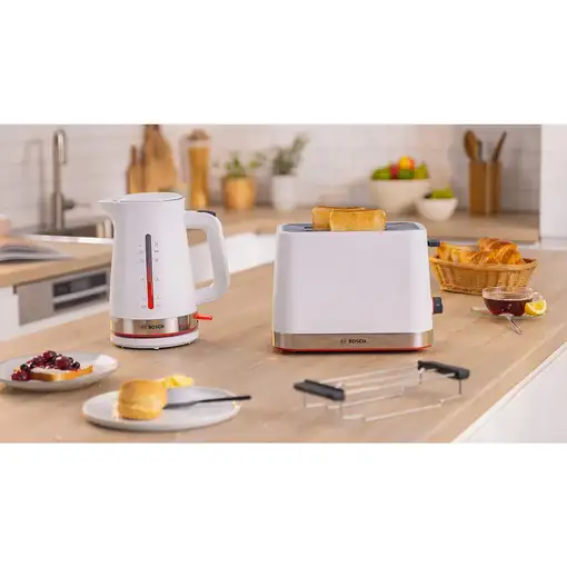 Bosch TWK4M221 tetera eléctrica 1,7 L 2400 W Blanco