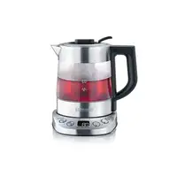 Severin WK 3473 tetera eléctrica 1 L 2200 W Acero inoxidable, Transparente