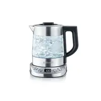 Severin WK 3473 tetera eléctrica 1 L 2200 W Acero inoxidable, Transparente