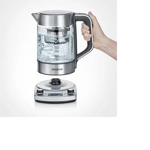 Severin WK 3422 tetera eléctrica 1,7 L 3000 W Acero inoxidable