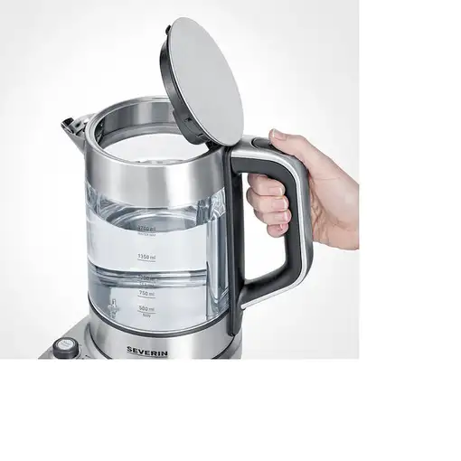 Severin WK 3422 tetera eléctrica 1,7 L 3000 W Acero inoxidable