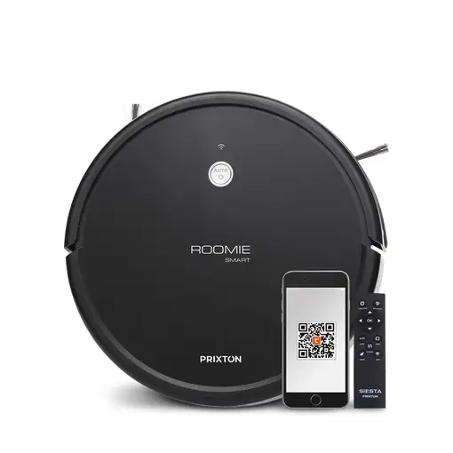 Robot Aspirador Roomie Smart PRIXTON (Giroscopio - Mapeo - WiFi)