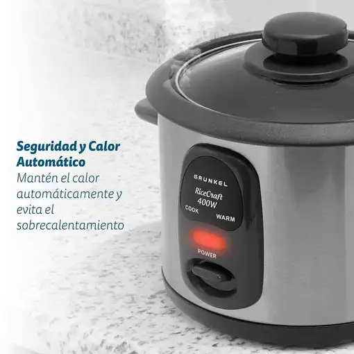 Arrocera eléctrica de 1 L, 400 W, RC-1L GRUNKEL