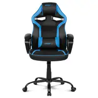 DRIFT DR50 Silla para videojuegos de PC Asiento acolchado tapizado Negro, Azul