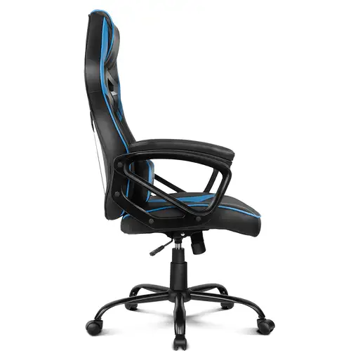 DRIFT DR50 Silla para videojuegos de PC Asiento acolchado tapizado Negro, Azul