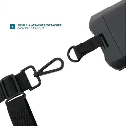 Mobilis 001084 correa Universal Poliéster Negro