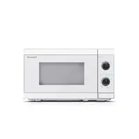 Microondas Solo Encimera 20 L 800 W blanco YC MS01E C SHARP