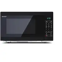 Sharp YC-MG81E-B microondas Negro Microondas con grill Encimera 28 L 900 W