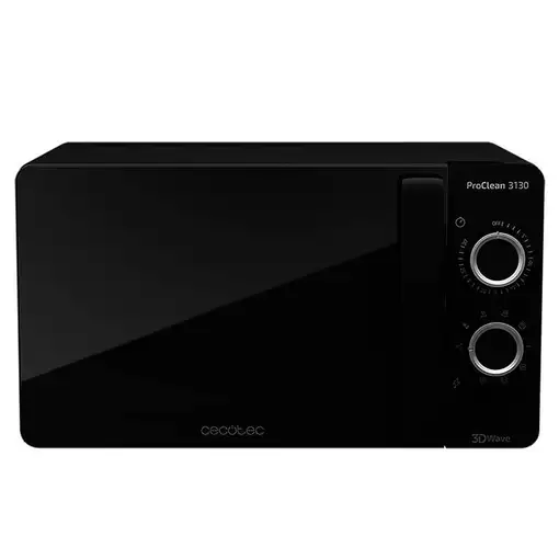 Microondas con grill Sobre superficie 20 L 700 W negro ProClean 3130 CECOTEC
