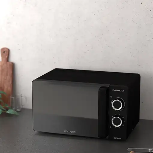 Microondas con grill Sobre superficie 20 L 700 W negro ProClean 3130 CECOTEC