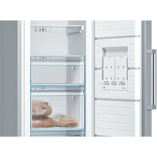 Bosch Serie 4 GSN36VLEP congelador Congelador vertical Independiente 242 L Acero i