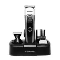 Grundig GMS3240 cortadora de pelo y maquinilla Negro, Plata Ión de litio