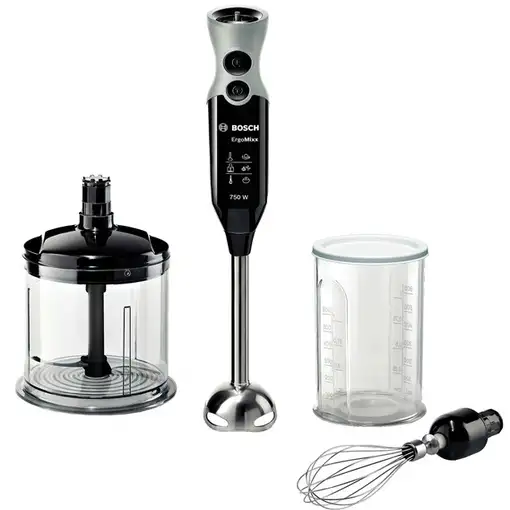 Bosch MSM67160 licuadora Batidora de inmersión 750 W Negro, Gris
