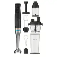 Cecotec 03979 licuadora Batidora de inmersión 1500 W Negro, Acero inoxidable