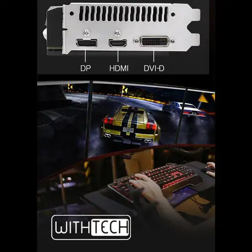 Tarjeta Gráfica WITHTECH AMD RADEON RX 580  8GB