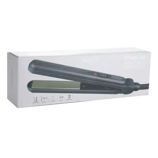 PostQuam PQPAE2007 Utensilio de peinado Plancha de pelo Caliente Negro 20 W 1,95 m