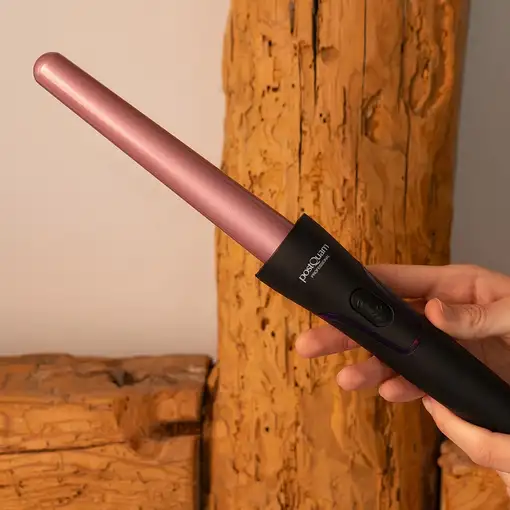 PostQuam PQPAE3001 Utensilio de peinado Rizador de pelo Caliente Negro 25 W 1,7 m
