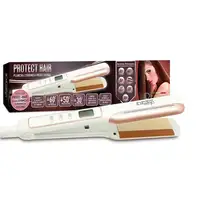 ID Italian IDEPROTECTH Utensilio de peinado Plancha de pelo Caliente Perlado, Rosa