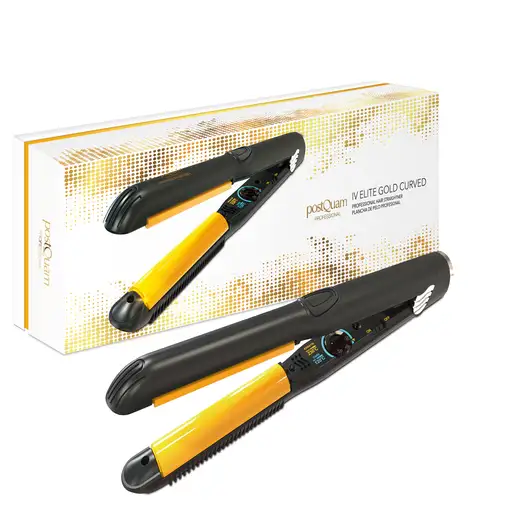 PLANCHA ELITE GOLD CURVED