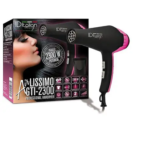 Italian Design GTI 2300 secador 2300 W Negro, Azul