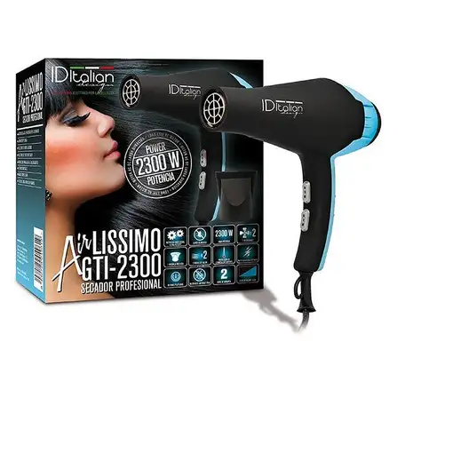 Italian Design GTI 2300 secador 2300 W Negro, Azul