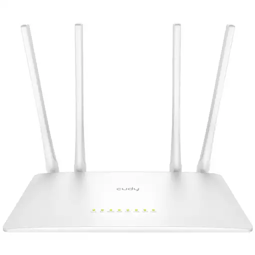 Cudy WR1200 router inalámbrico Ethernet rápido Doble banda (2,4 GHz / 5 GHz) Blanc