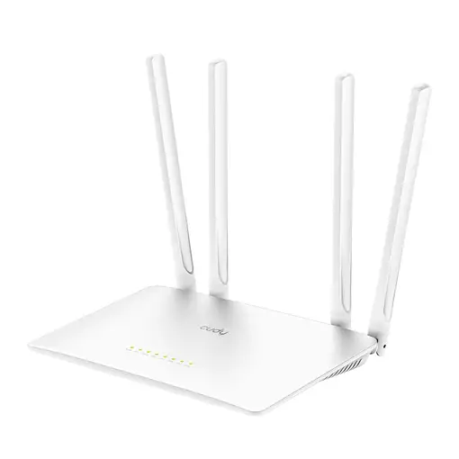 Cudy WR1200 router inalámbrico Ethernet rápido Doble banda (2,4 GHz / 5 GHz) Blanc